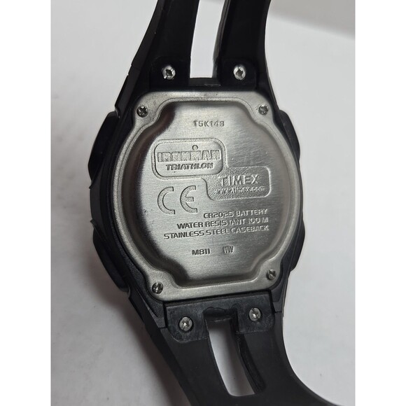 Timex Ironman T5K143 Heart Rate 50 Lap Digital Sport Watch WR100M New Battery - Picture 10 of 11